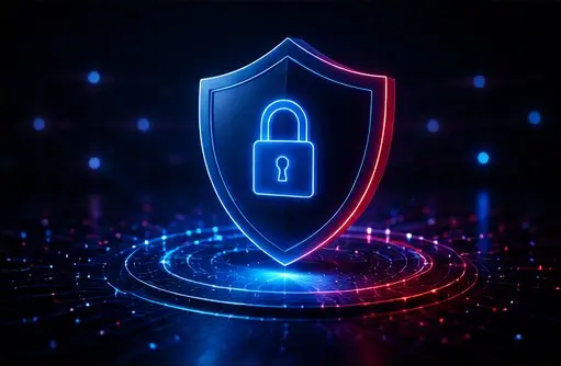 Security shield icon representing network protection